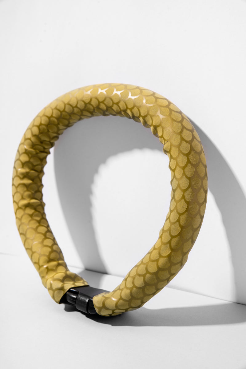 Neckweight de apnea Freediving de 1kg, golden, perfecto para llevar un lastre ligero en el cuello para tus buceos